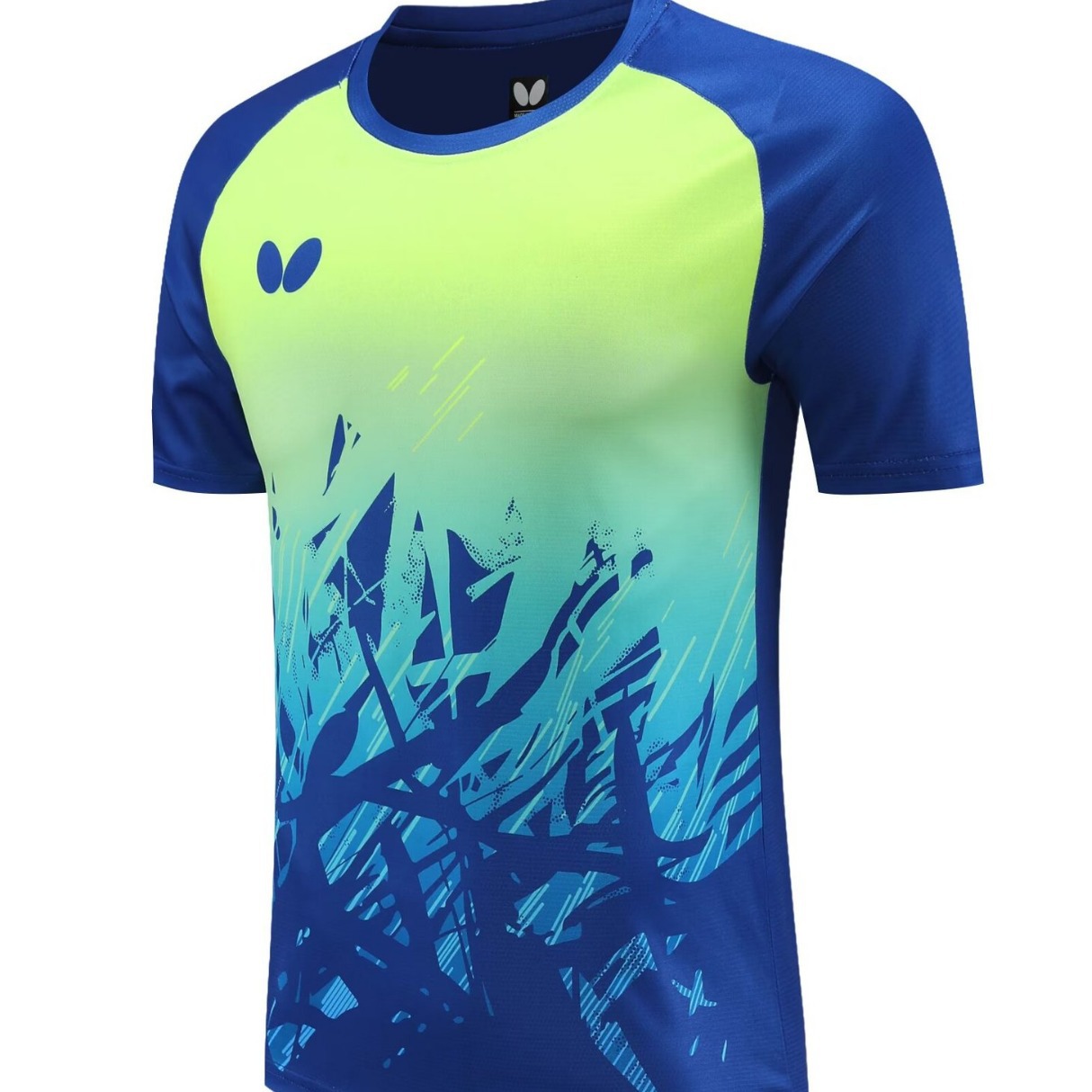 24 New Butterfly Table Tennis Suit Jacket Men's and Women's Quick-drying Breathable Running Sports Short-sleeved Competition Team Clothes