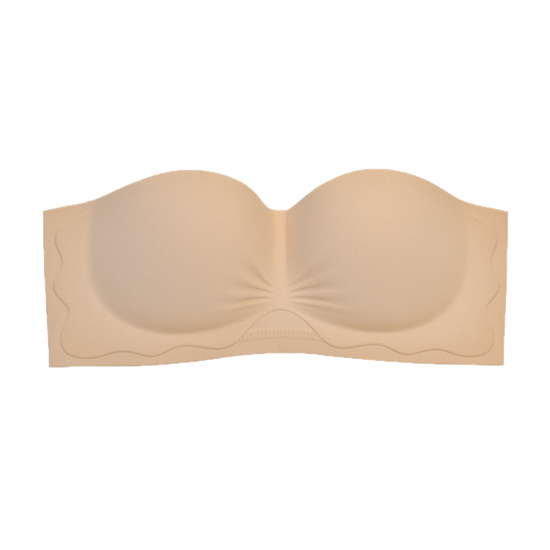Strapless Underwear Women's Small Chest Push-up Large Strapless Non-slip Non-marking Non-steel Ring Invisible Breast Wrap Bra