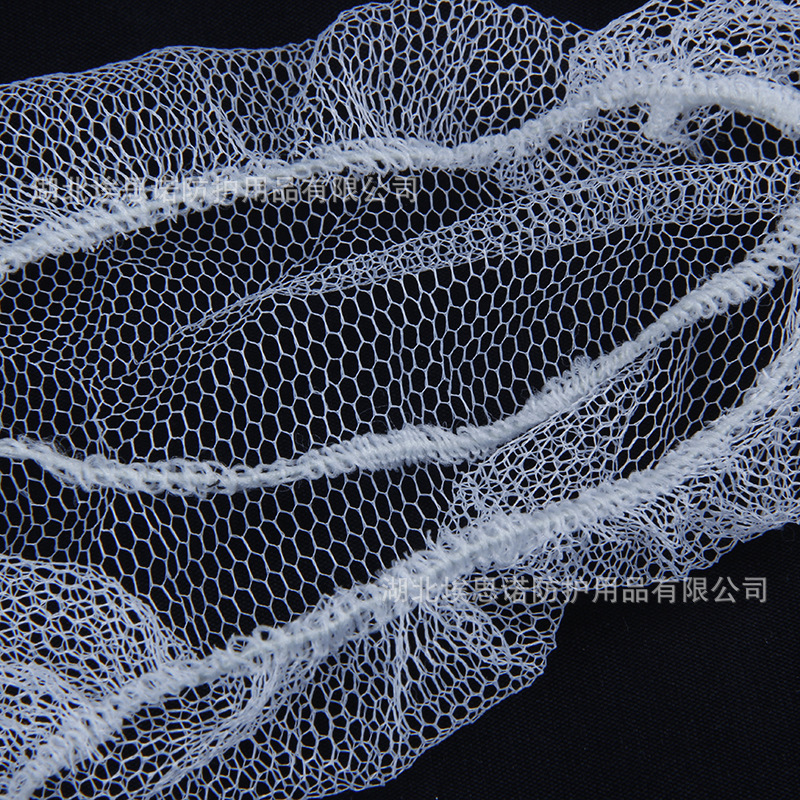 Disposable Nylon Beard Cover Head-Mounted Nylon Mesh Breathable Food Workshop Mesh Beard Cover Beard Cover