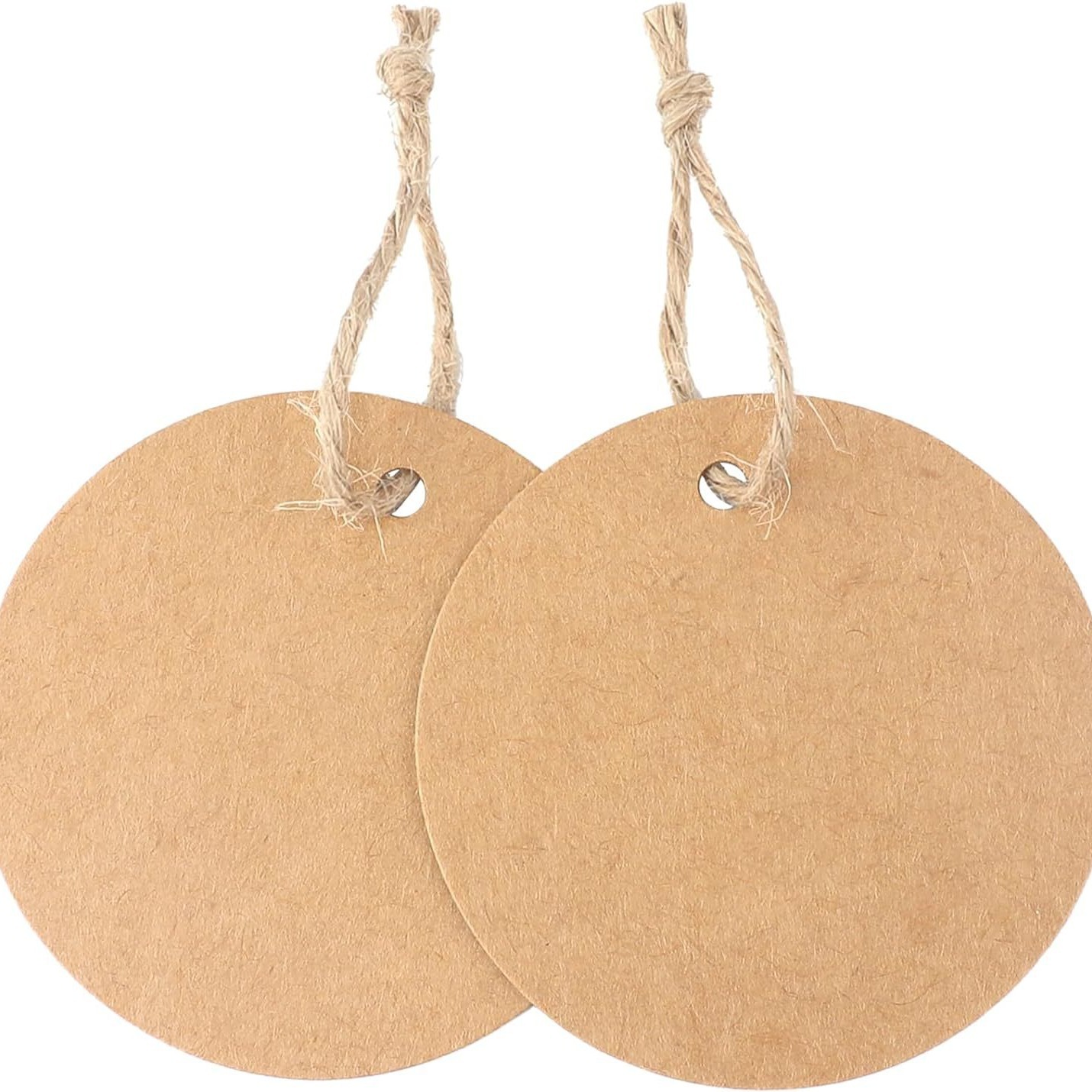 Cross-Border Kraft Paper Tag Blank Round Paper Card Halloween Christmas Thanksgiving Black Card White Card Handmade Label