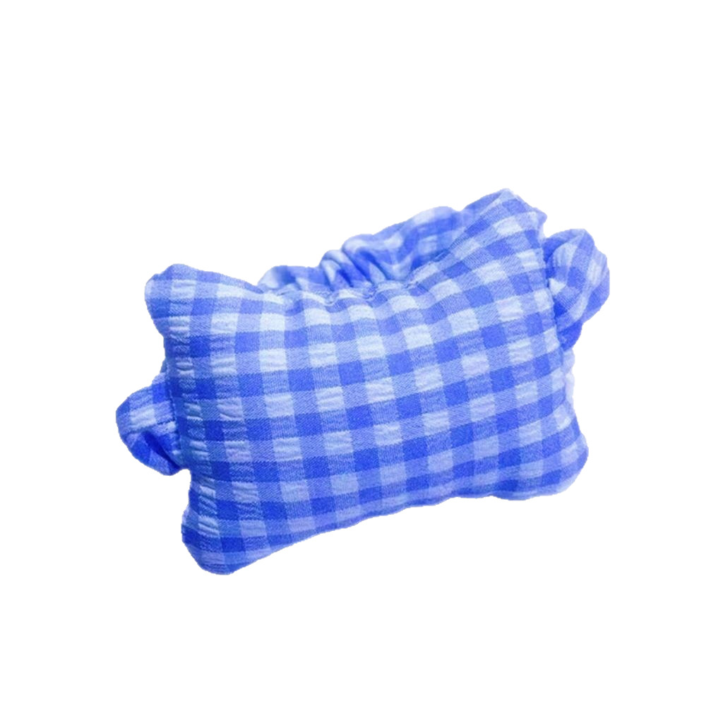 Mouse Pad Small Pillow Elastic Band Wrist Pad Plaid Ins Small Fresh and Sweet Hair Tie Wrist Mouse Holder Wholesale