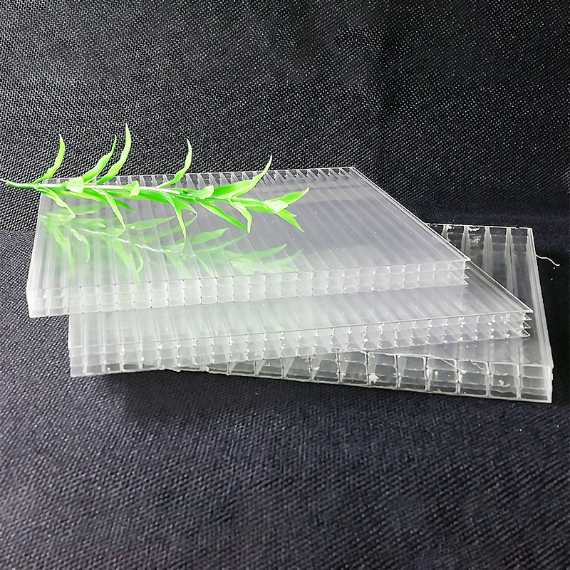 Four-Layer Pc Honeycomb Sun Panel 10mm Outdoor Greenhouse Rain Shelter Hollow Pc Endurance Panel Energy-Saving Insulation