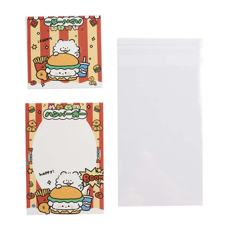 Joint puppy card head back card set cartoon capybara greeting card packaging material cute gift packaging card