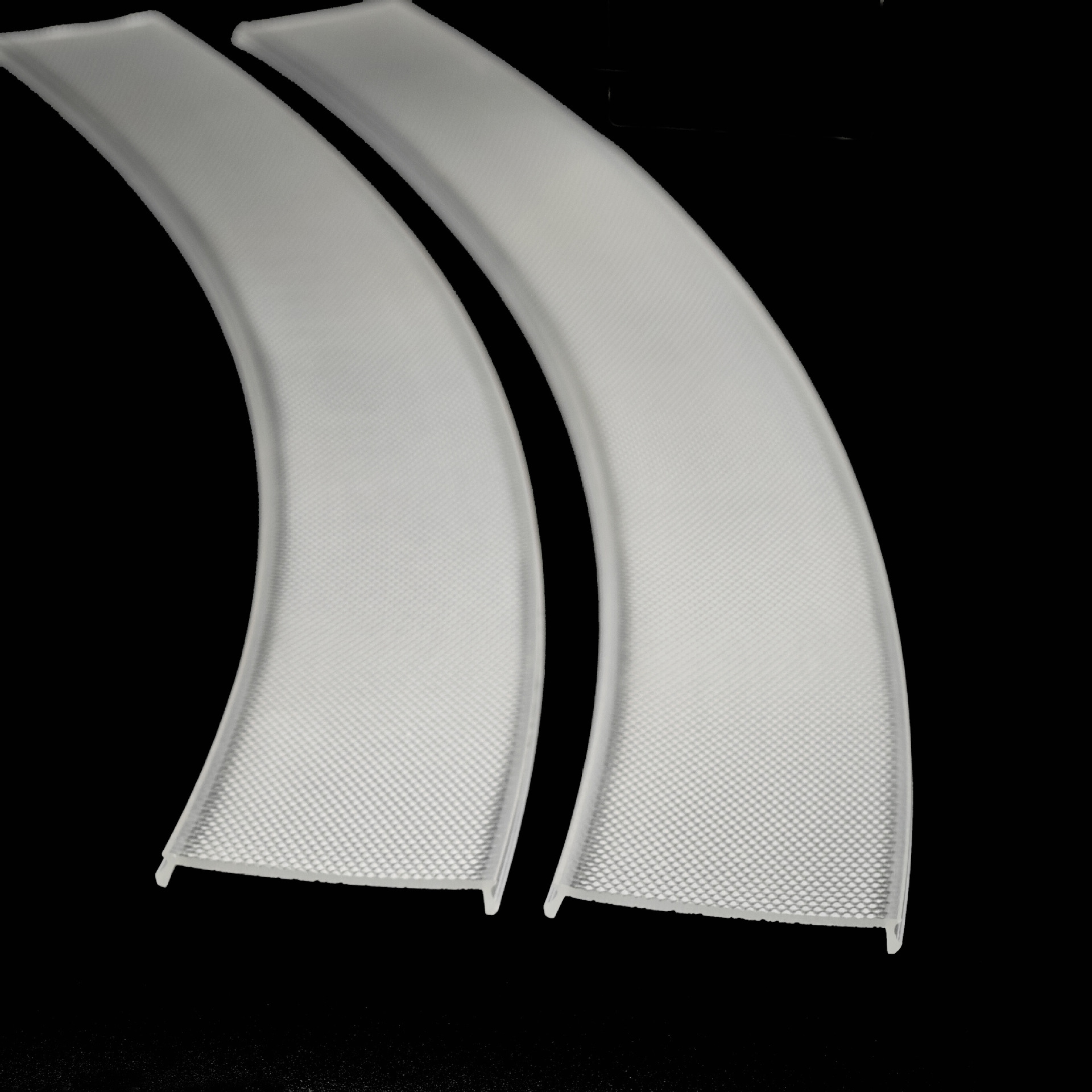 Pmma Diffused Lighting Linear Light Cover Acrylic Arc-Shaped Linear Cover Curved Light-Transmitting Foshan Custom Strip-Shaped