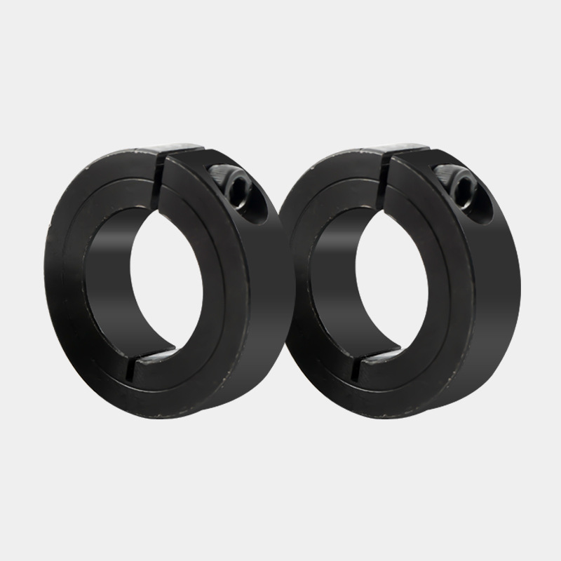 45 Steel Open-Type Fixed Ring Optical Axis Ring Clamping Ring Clamp Shaft Sleeve Bearing Limit Ring Shaft Shaft with Carbon Steel