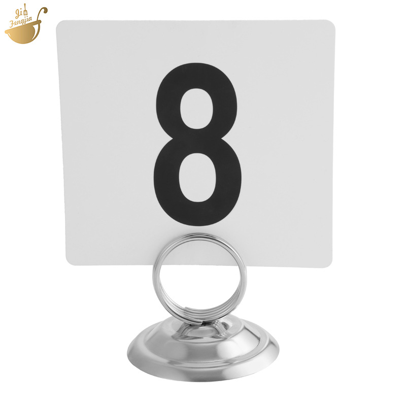 креативный держатель для карточек, полукруглая подставка из нержавеющей стали, вертикальный зажим для заметок