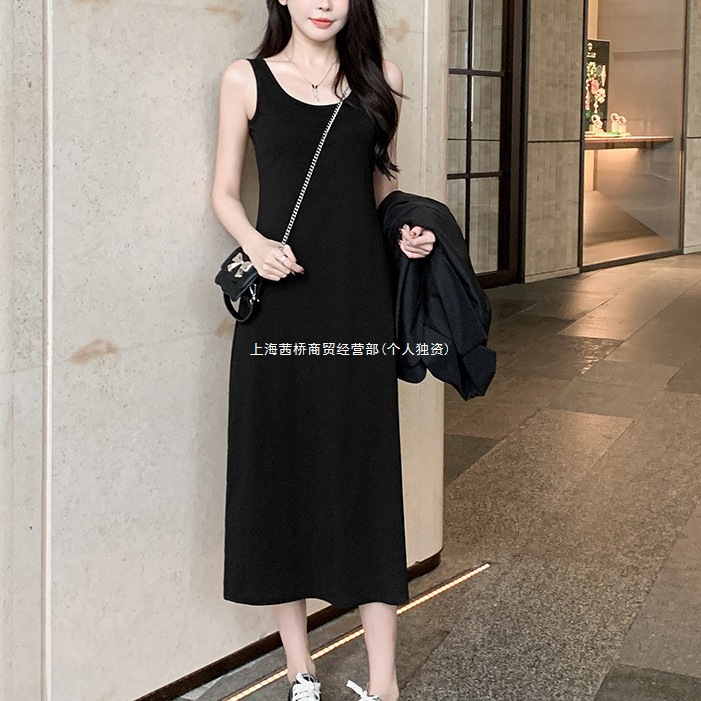 Модное и уникальное женское платье 2025 года, стильное повседневное облегающее базовое платье с юбкой-камисолью