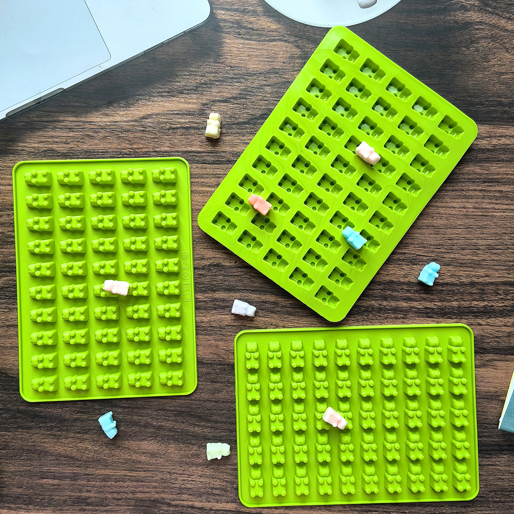 50 медведей 300 силиконовая форма для печенья шоколадная DIY конфета пудинг декор торта кухонные принадлежности