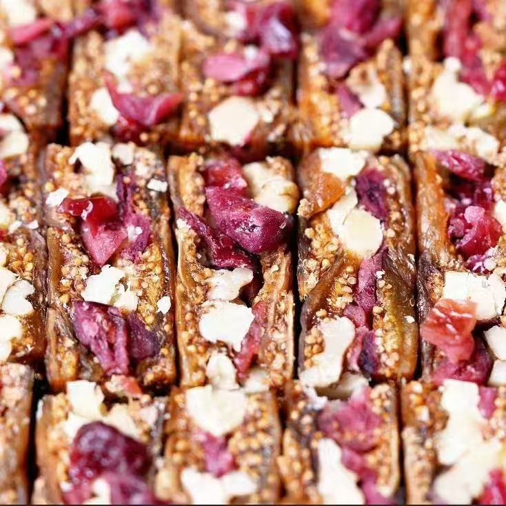 Free Shipping Dried Figs Black Sesame Walnut Sandwich Pie Walnut Kernel Sesame Pastry Independent Package Drop Shipping