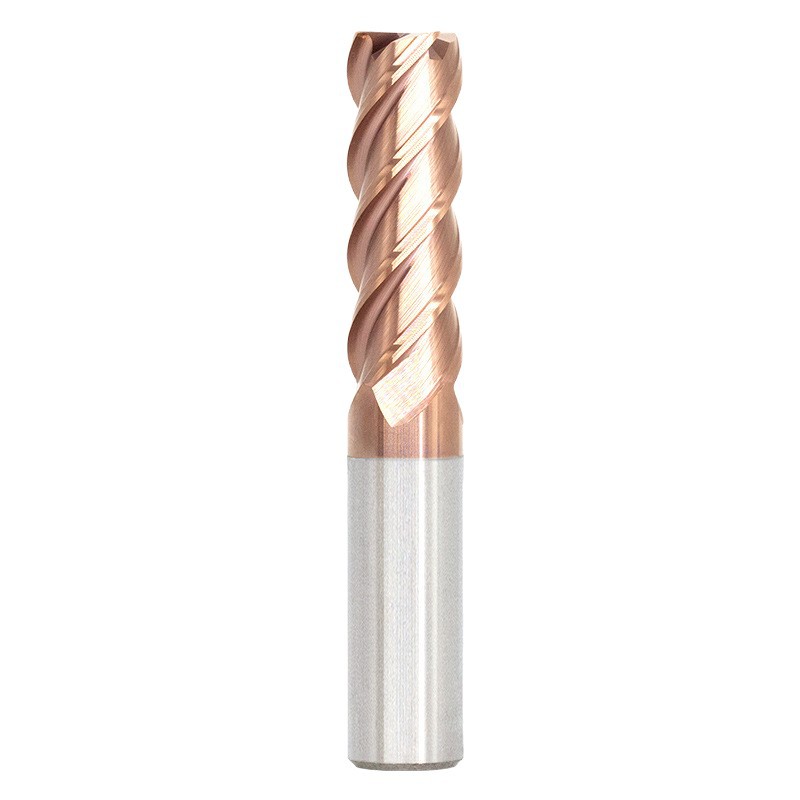 60-Degree Tungsten Steel Milling Cutter, 4-Flute Extended Straight Cutter, High-Hardness Cnc Tool, Alloy Steel, Stainless Steel Machining End Mill
