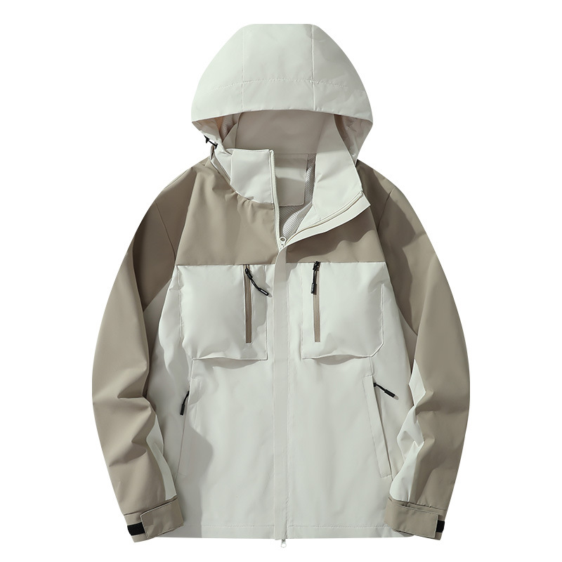 Men's outdoor jacket windproof waterproof couple Jacket Women's Spring and Autumn thin jacket 2388