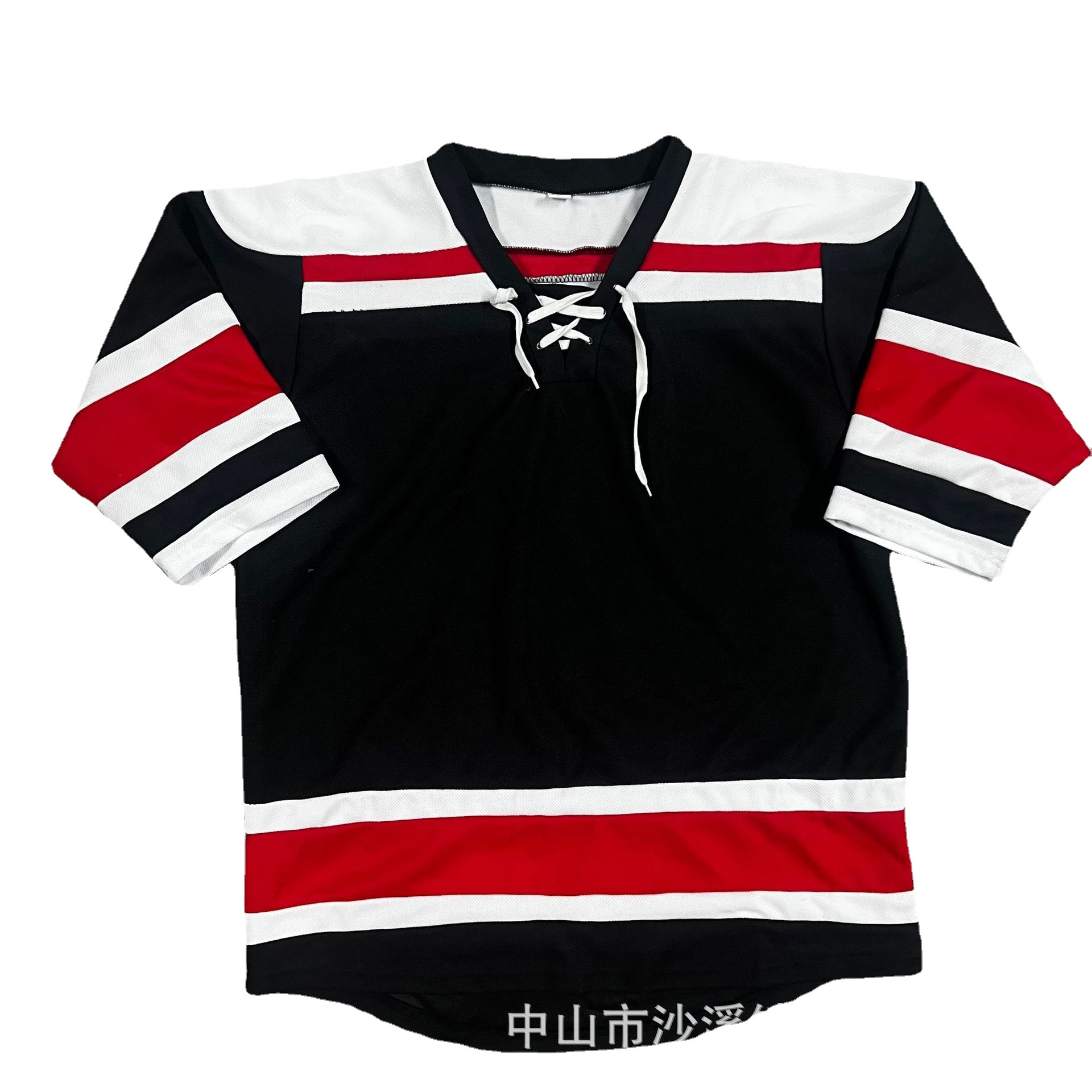 Custom Retro Ice Hockey Suit Rovers Cross Border Amazon Game Logo Training Hockey Sports Half Sleeve