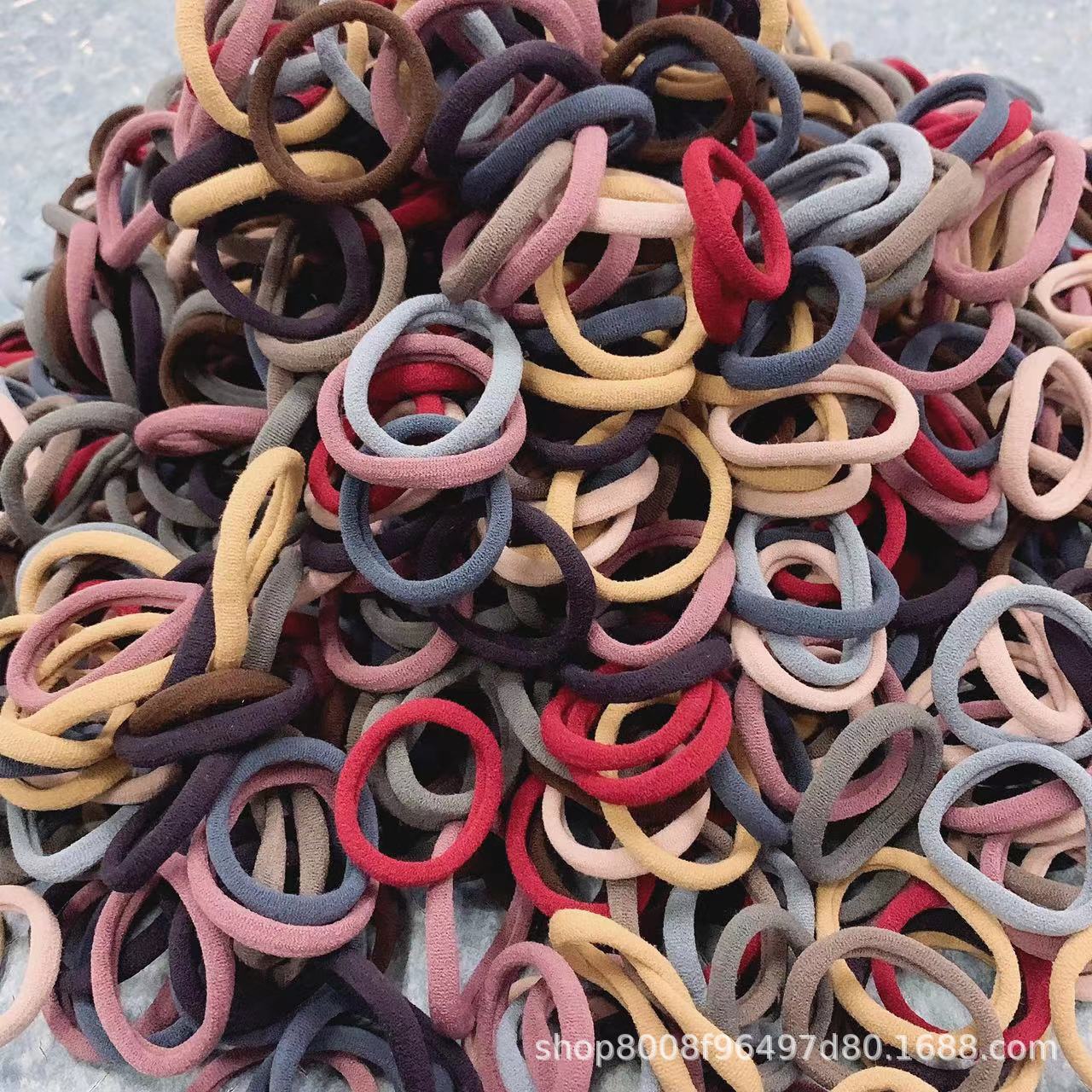 Shake The Voice live broadcast 9.9 high elastic 100 rubber band strong pull continuous head rope children do not hurt hair headdress Net red hair ring