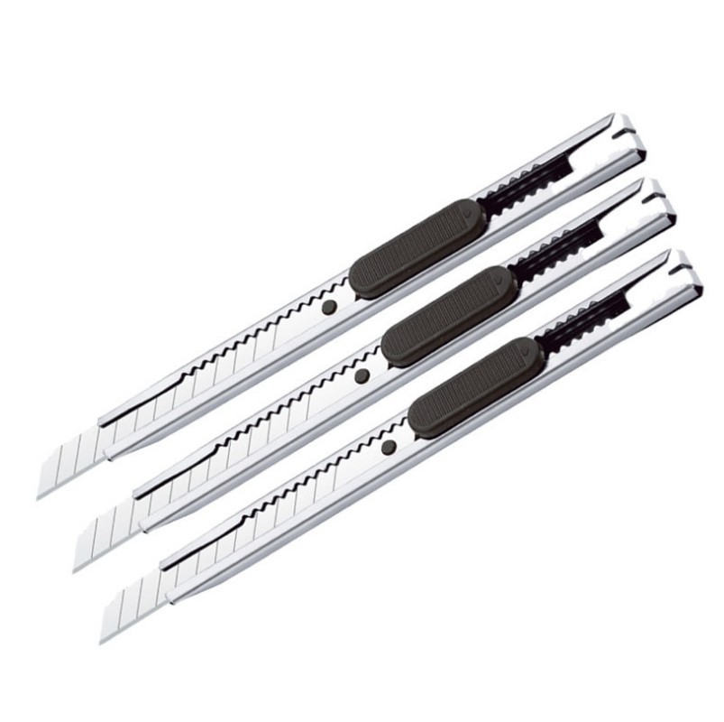 Wholesale thickened blade small size stainless steel art knife metal paper cutting knife carving knife split express knife wallpaper knife