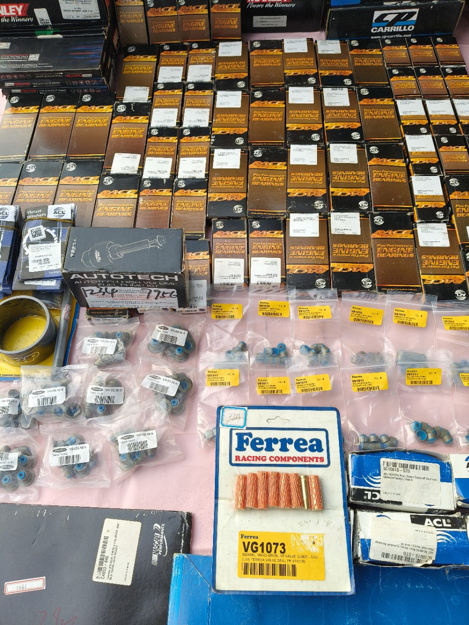 Acl Reinforced Connecting Rod Bearings, Crankshaft Bearings, 4B11T, 4g63, 4g64, 4g69, Reinforced Large and Small Bearings