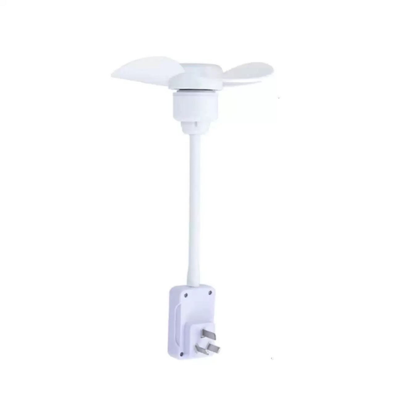 Newly increased three-plug integrated socket small fan home desk fan mounted lighting lamps and lanterns home small cyclone socket fan