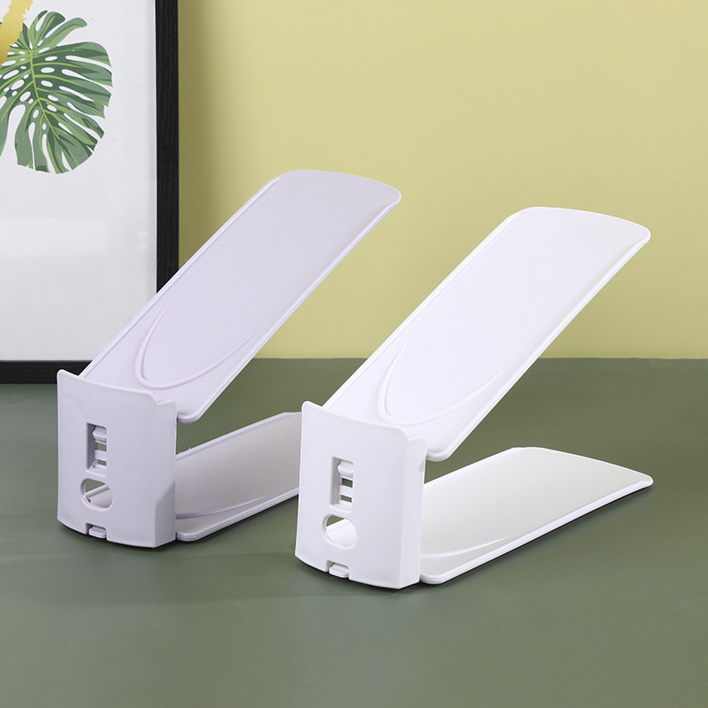 Взрывной обувной шкаф двойного слоя, держатель для обуви, трехступенчатая регулировка, бытовой артефакт, шкаф для тапочек, стойка для хранения обуви