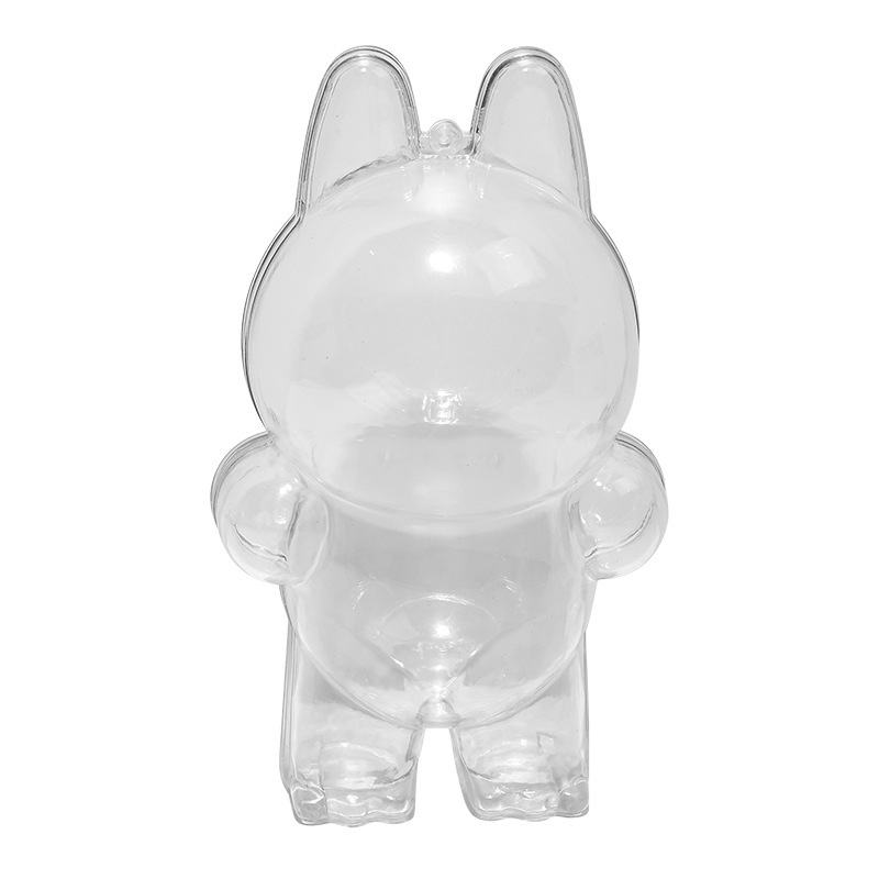 LABUBU Rab Cloth Display Box Second Generation Transparent Protection Storage Box Backpack Hanging Ornaments Rab Cloth Protective Case