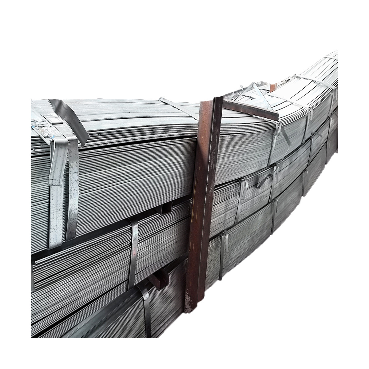 Manufacturer Supplies Q235 Galvanized Flat Iron Construction Engineering Bracket Lightning Protection Buried Special Flat Steel Ready for Sale in Seconds