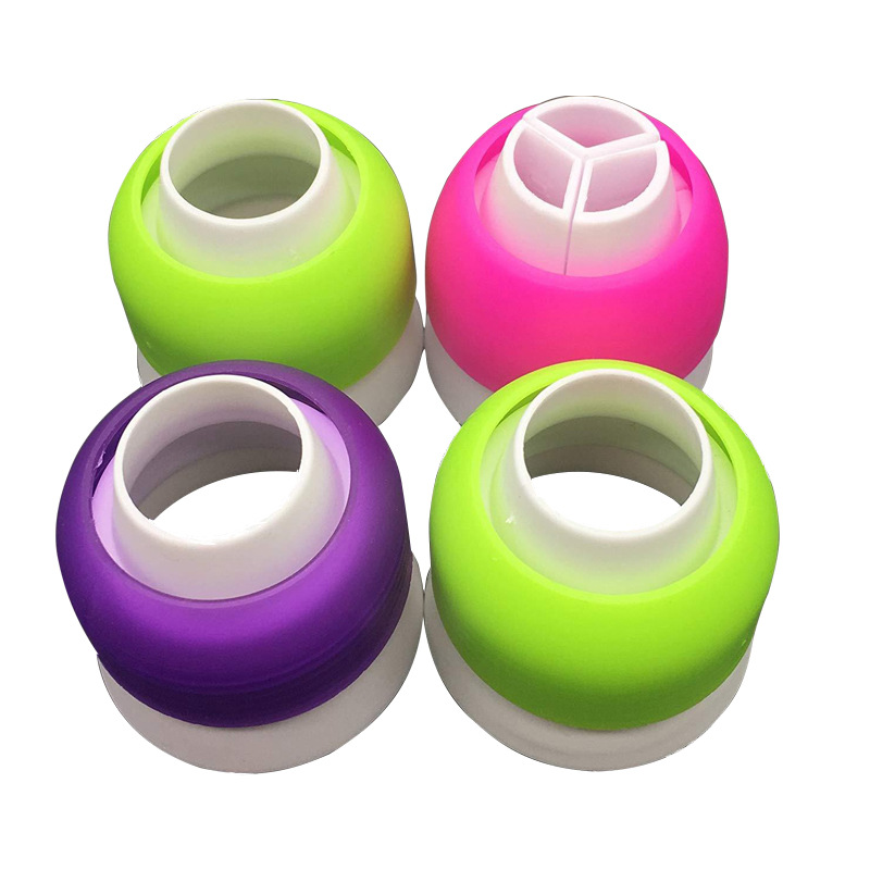 Manufacturer Russian Decorating Nozzle Converter Three-Color Converter Torch Decorating Nozzle Converter Baking Utensils