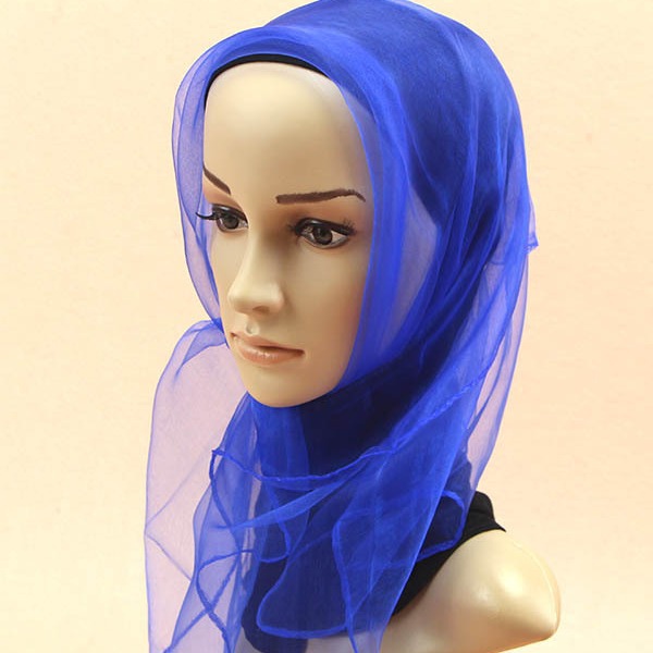 Kindergarten performance dance performance small silk scarf small square candy color solid color gauze wholesale