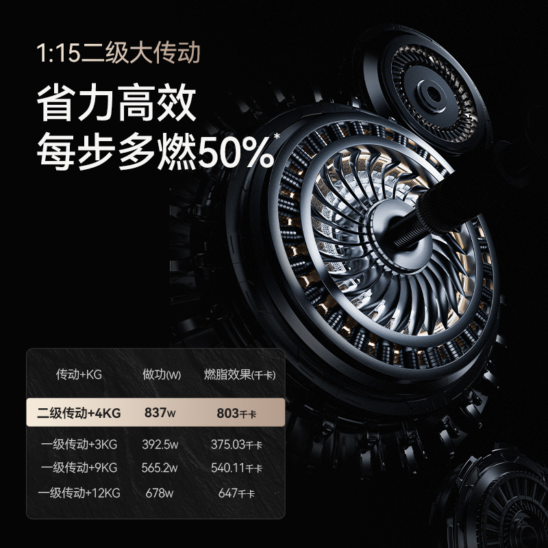 Jueying Xenjoy Classy Commercial Intelligent Self-Generating Me600 to Simple L-Shaped Low-Resistance Double Linkage Sports Elliptical Machine