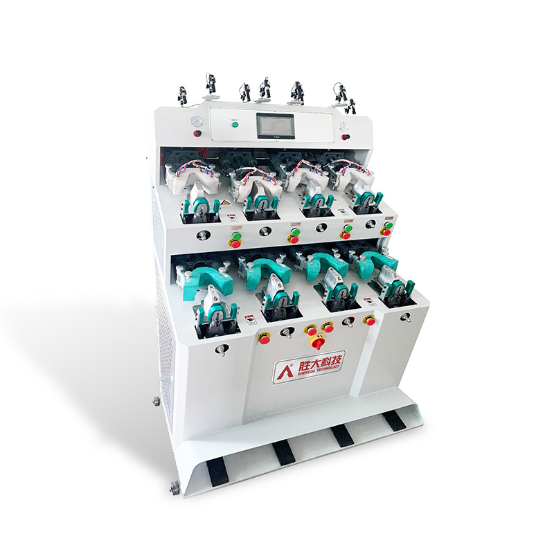 Технология Шенда Гуандун подходит для различных типов обуви, умная машина для установки каблука с четырьмя нагревами и четырьмя охлаждениями, распродажа на заводе