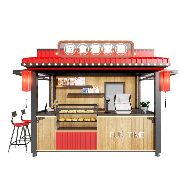 Qitian Cultural Tourism Scenic Area Street Kiosk Creative Chinese-Style Snacks and Food Popular Night Market Container Shop