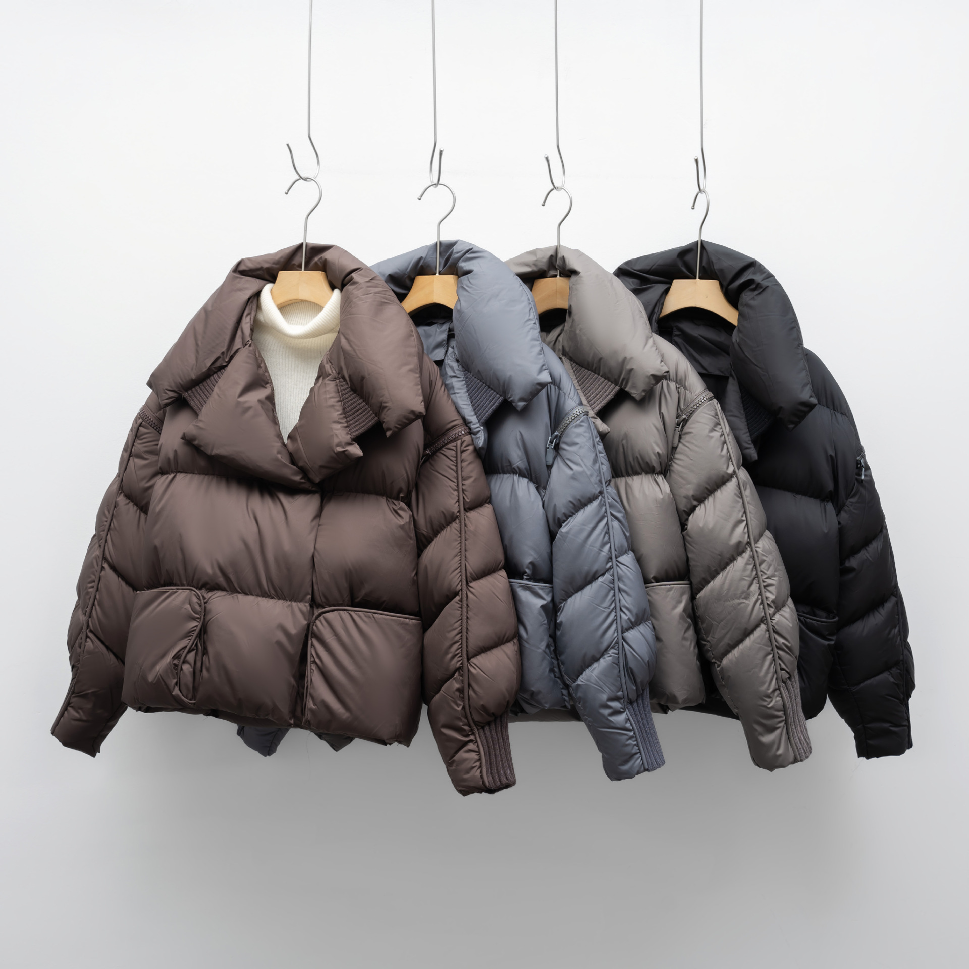 Pinghu Chi New Winter New National Standard 90 down down Jacket Women's New Thickened Warm Casual Kendou Style Bread Jacket
