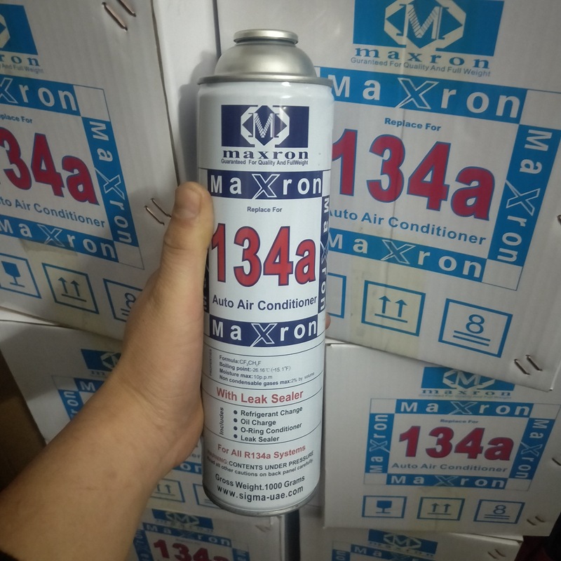 Maxron R134A 800g Refrigerant Refrigerant Fluorine Chlorine Car Air Conditioning Refrigerant Refrigerant