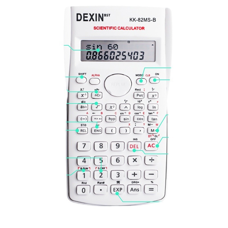 Scientific Calculator Exam Students Special College Student Accounting Function Digital Computer Primary School Fourth Grade Registration