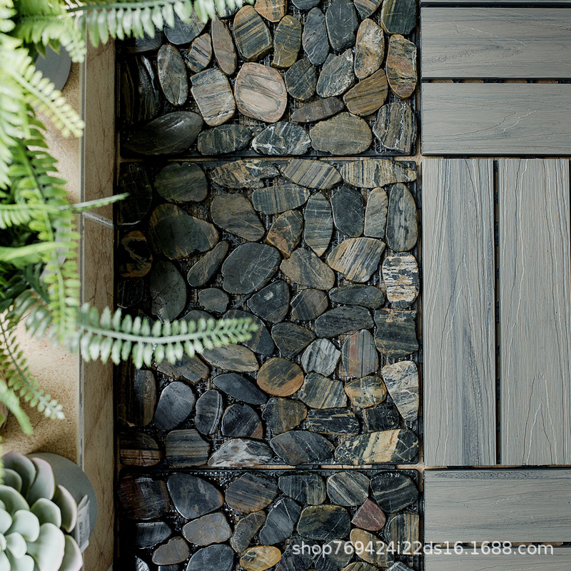 Stone Floor Plastic Wood Floor Turf Floor Outdoor Balcony Outdoor Splicing Waterproof Floor [Large Quantity Discount]