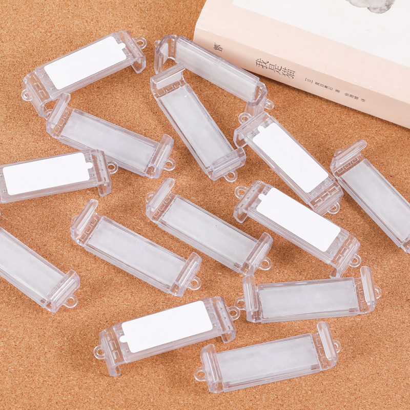 Acrylic Transparent Mobile Phone Back Clip DIY Material Mobile Phone Shell Jewelry Pendant Telescopic Acrylic Sheet Accessories Clip