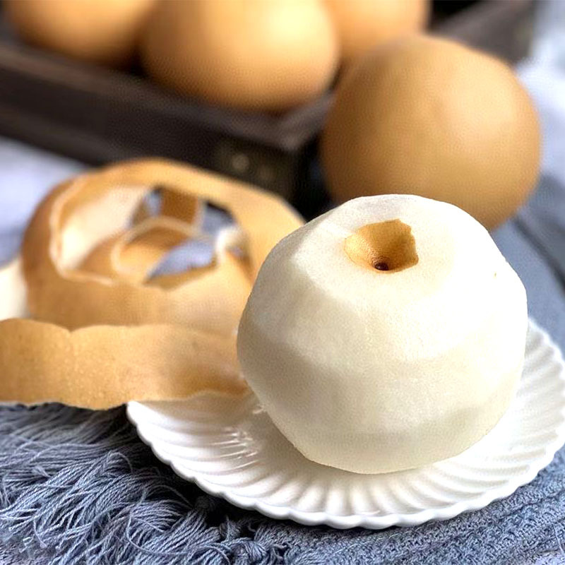 Shandong Qiuyue Pear Laiyang Pear Farmers Fresh Picked Fengshui Pear Nanshui Pear Fruit Yantai Qiuyue Pear Daifa