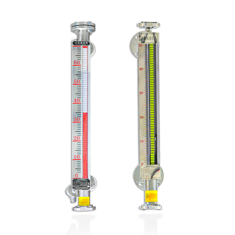 Professional lining PTFE magnetic flap level gauge strong acid resistant magnetic flap level gauge lining magnetic flap level gauge