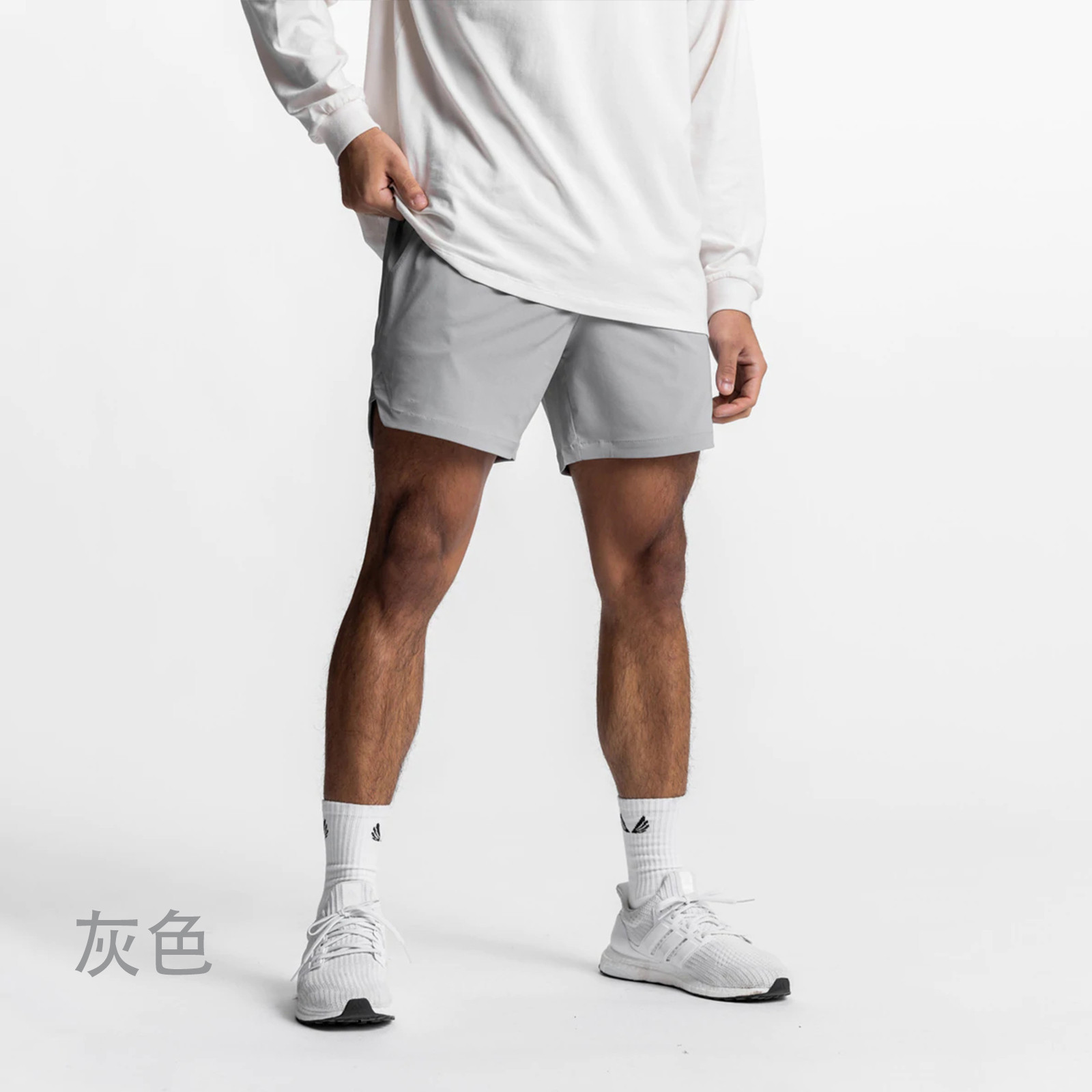 Men's Sports Shorts Summer Training American Basketball Pants Single-layer Breathable Quick-drying Three-point Fitness Pants Men's Knee-less