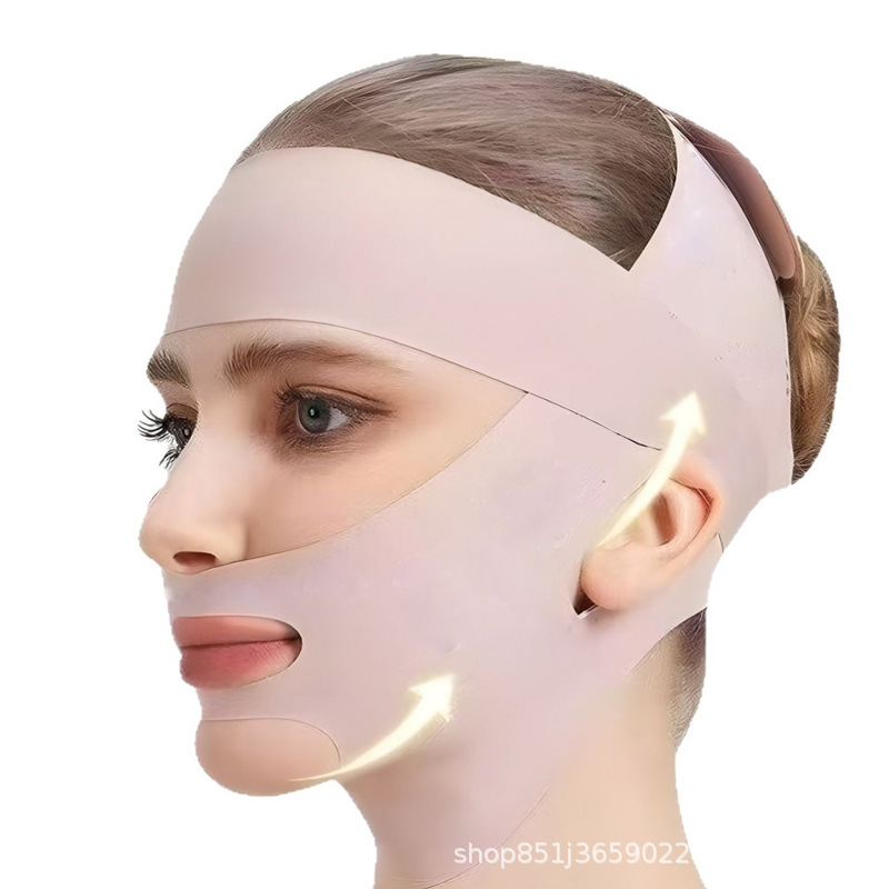 Pull Tight Double Chin Sleep Mask Anti-sagging Breathable Bandage Improves Facial Forehead Pattern Cross-border