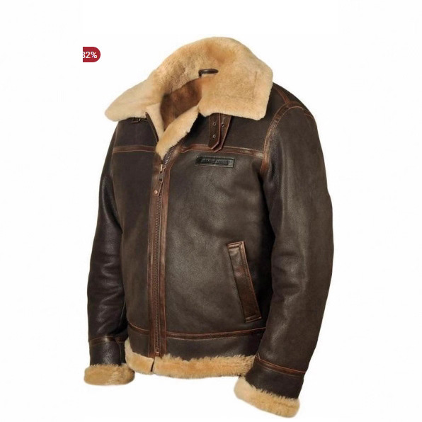 2021 Youth Zipper Fit Casual Fur Lapel Solid Color Spot Zipper Digging Bag Brown Fur