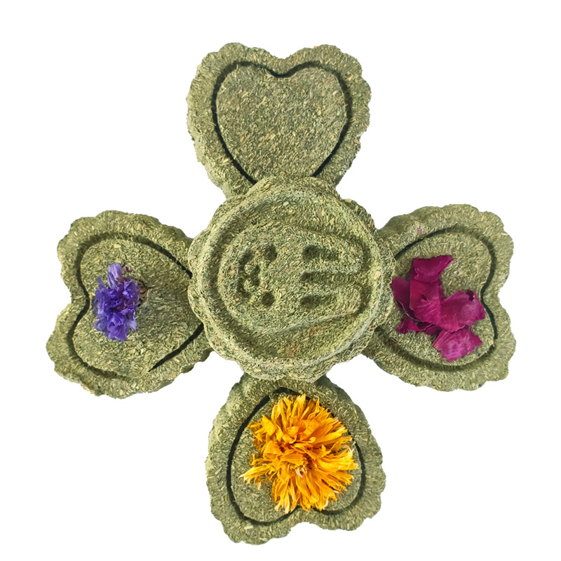 Wholesale Timothy Grass Cake Rabbit Alfalfa Grass Molar Cake Grass Ball Totoro Guinea Pig Molar Brick Snacks
