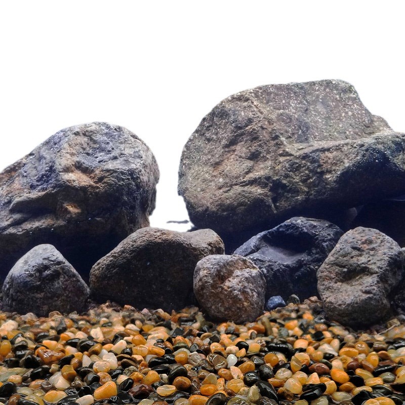 Stream Stone Fish Tank Bottom Sand Paving Natural Ecological Turtle Tank Stone Aquarium Stone Landscaping