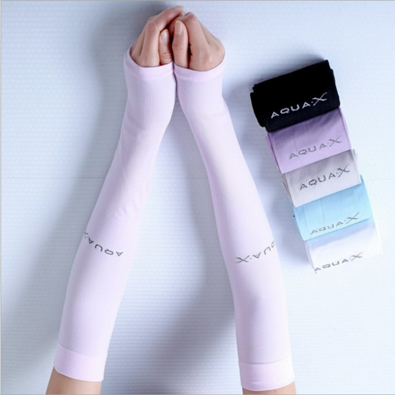 Перчатки для защиты от солнца, ледяные рукава, летние рукава из шелка, УФ-защита, для мужчин и женщин, уличный спорт, оптовая продажа