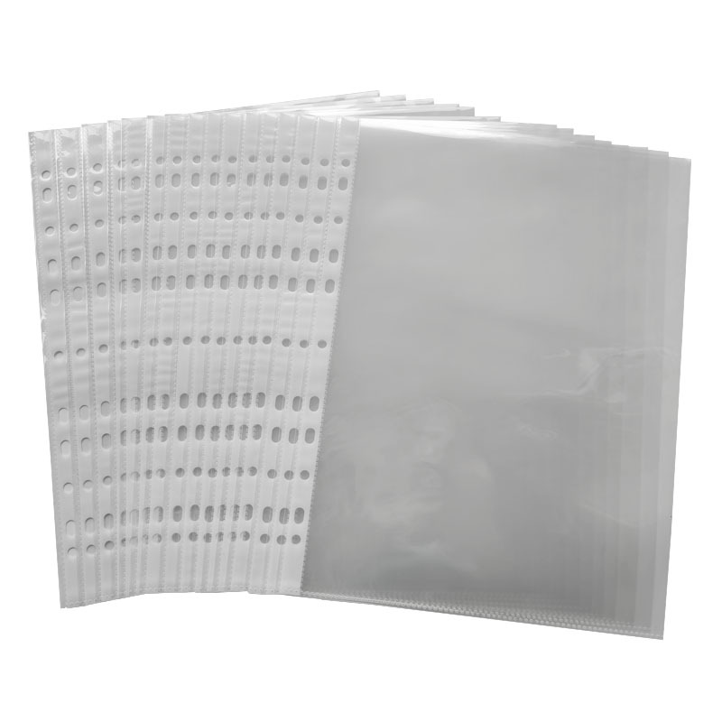 11-hole white strip bag protective cover A4 loose-leaf core environmental protection sheet protector supply
