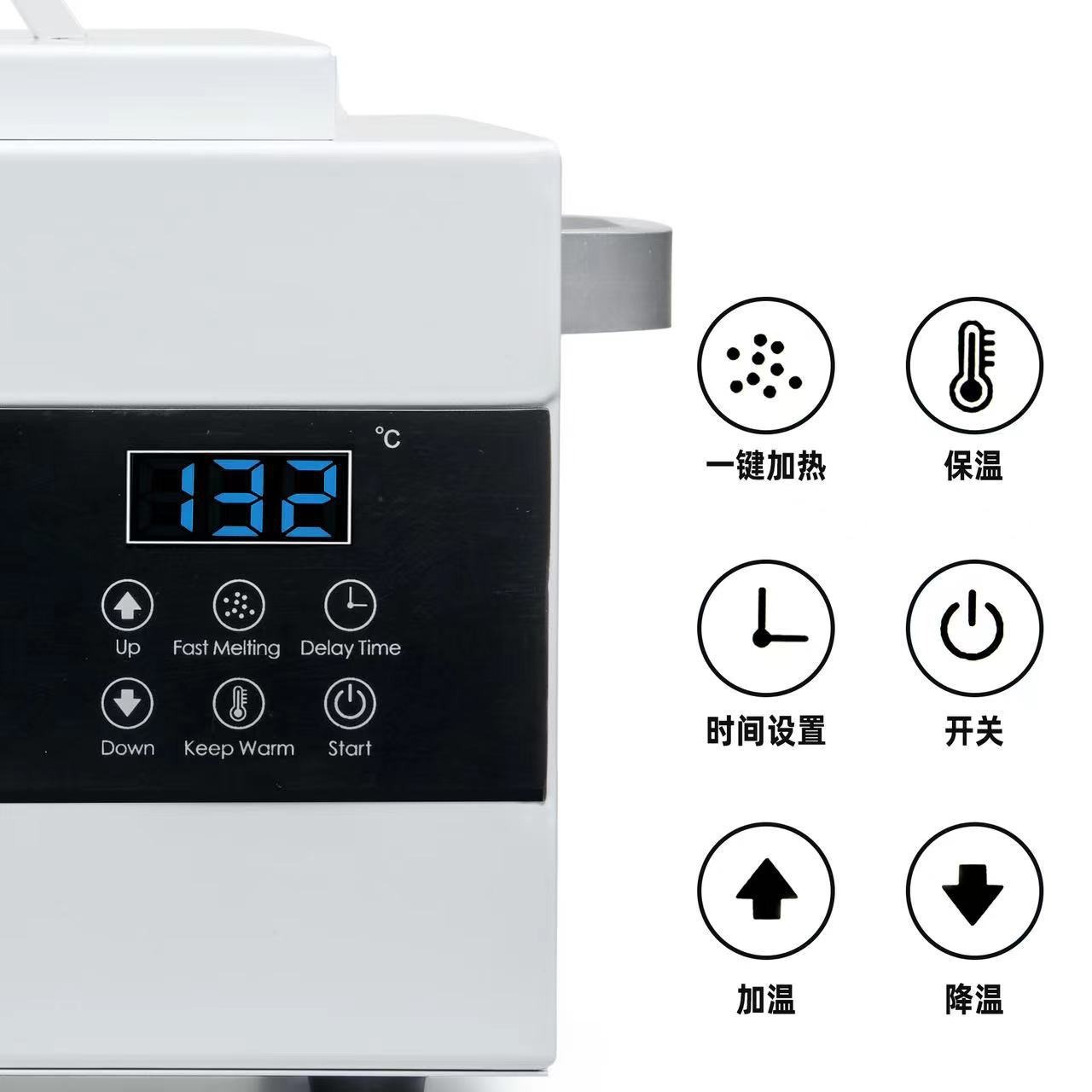 Multifunctional Beauty Smart Digital Display Wax Melting Machine Hair Removal Beeswax Universal Health Mud Moxibustion Heater Physiotherapy Machine Hand