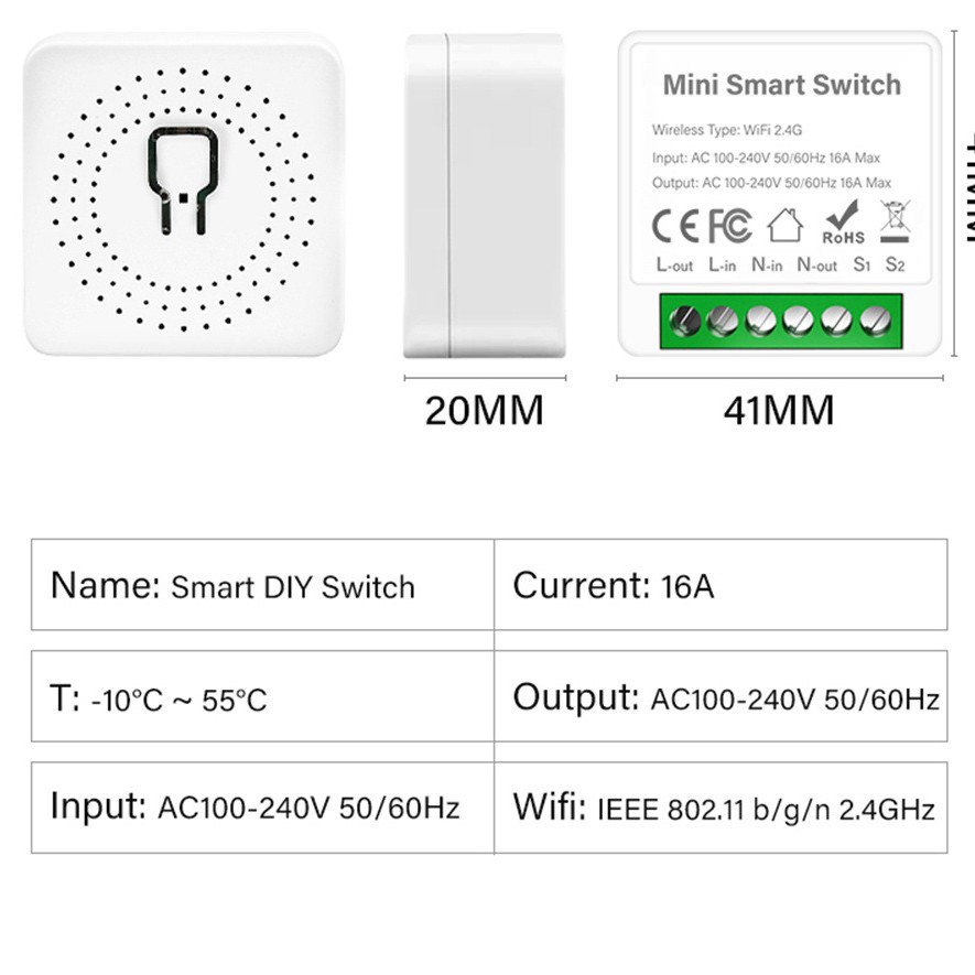 16A graffiti Wifi Bluetooth dual-mode intelligent on-off device concealed intelligent switch, support single control and dual control