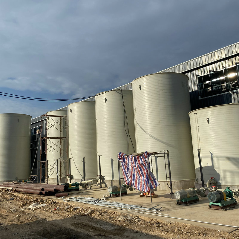 Factory-made plastic storage tank, PVC winding thickened container, PVC storage tank