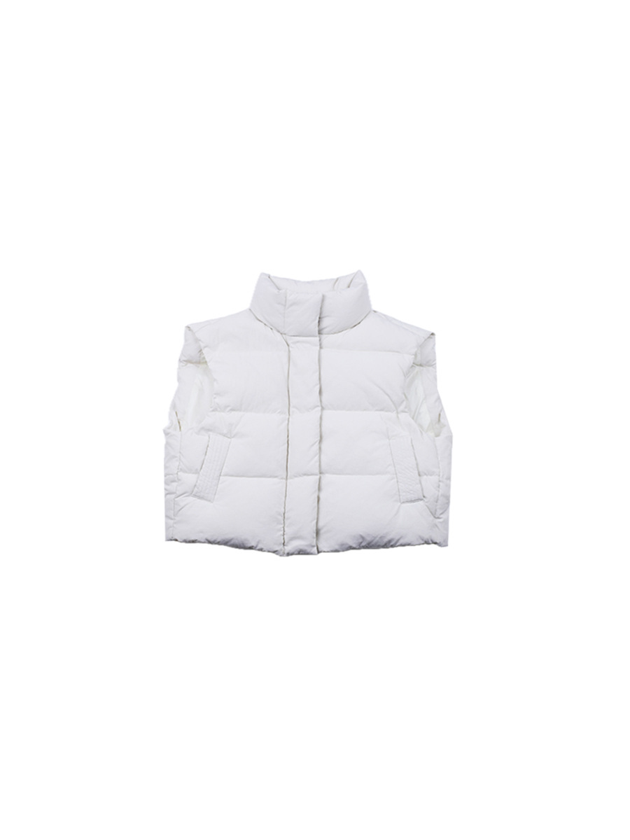 [Clearance Item] Boys and Girls Baby Casual Korean Style Fashionable New National Standard 90% down Stand Collar down Vest