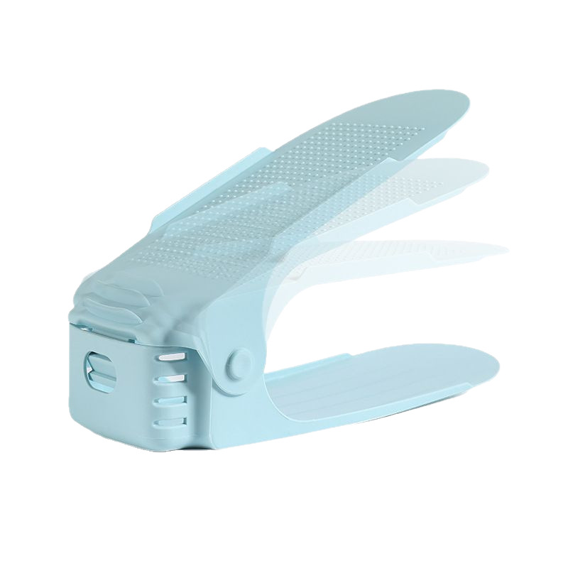 Adjustable Storage Shoe Rack Double-Layer Shoe Holder Dormitory Shoe Cabinet Cabinet Layered Organization Slipper Storage Rack Storage Artifact