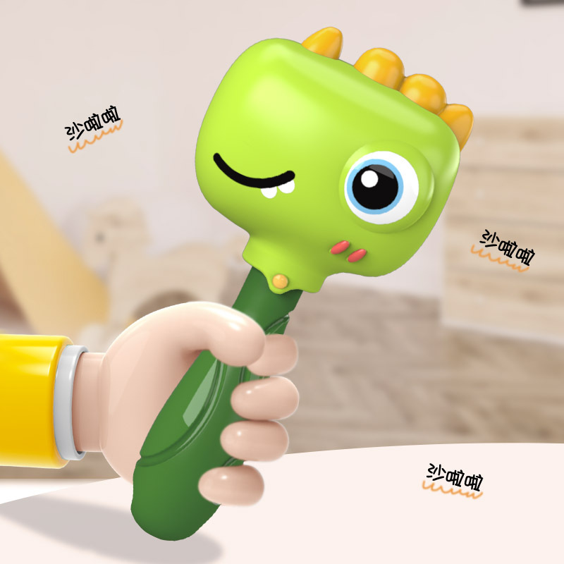 Cartoon Maracas Baby Early Education Toys Kidsren Can Chew Teether Rattle Baby Grasp Hearing Training Can Be Boiled