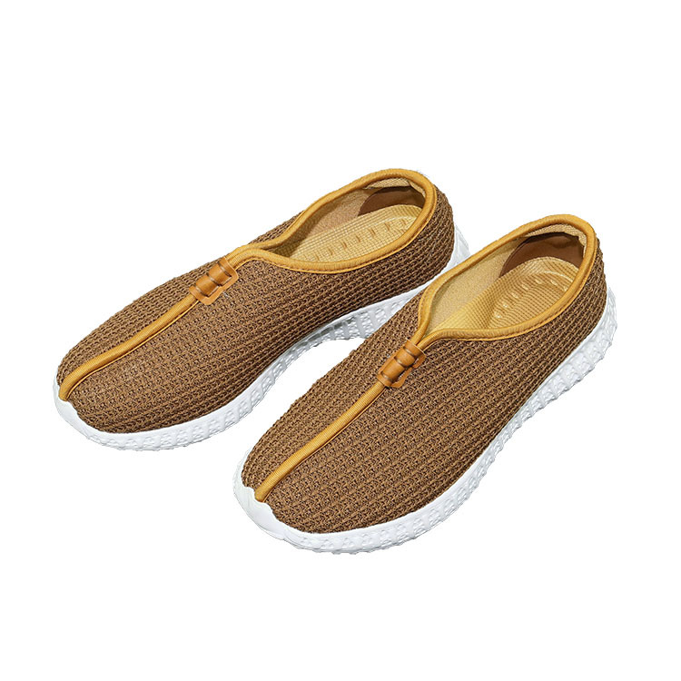 Sad Tree Monk Shoes Flying Mesh Shoes Monk Shoes Spring and Autumn Monk Women's Shoes Men's Single Summer Monk Shoes