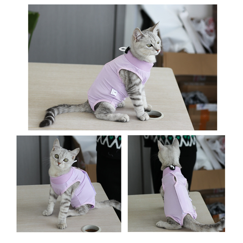 Surgical clothing pet cat sterilization clothing physiological pants postoperative recovery female cat weaning clothing anti-licking clothing anti-summer